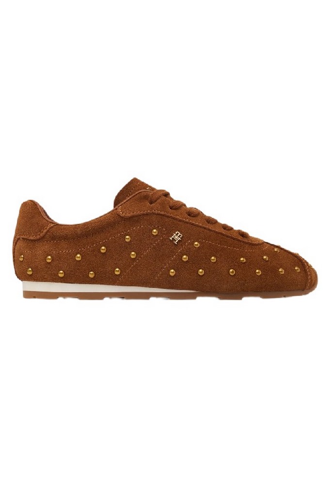 TOMMY HILFIGER BELLA LOW PROFILE STUDS ΠΑΠΟΥΤΣΙ ΓΥΝΑΙΚΕΙΟ CAMEL