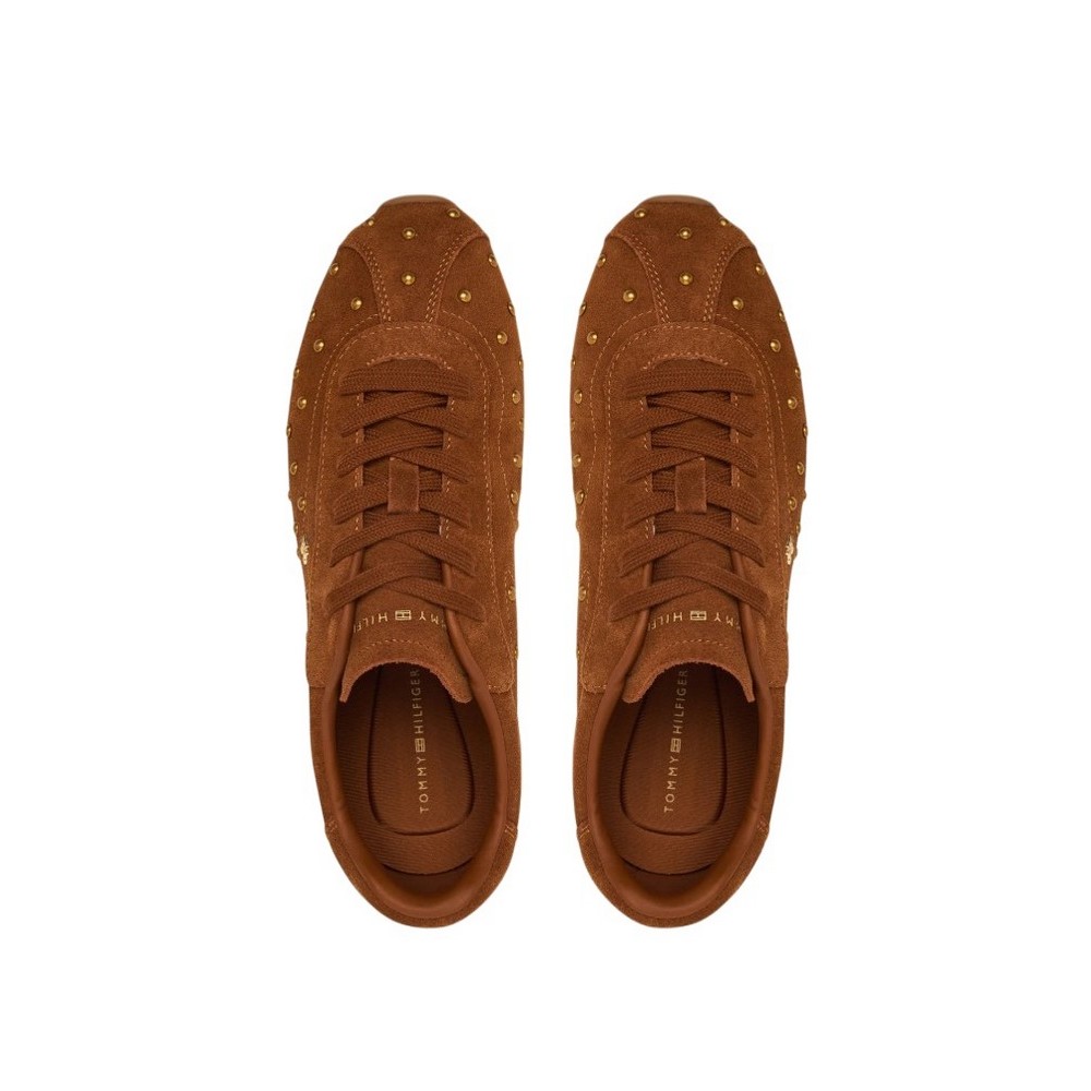 TOMMY HILFIGER BELLA LOW PROFILE STUDS ΠΑΠΟΥΤΣΙ ΓΥΝΑΙΚΕΙΟ CAMEL