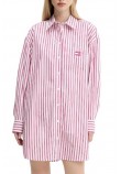 TOMMY JEANS OVS MINI SHIRT DRESS EXT ΦΟΡΕΜΑ ΠΟΥΚΑΜΙΣΟ ΓΥΝΑΙΚΕΙΟ PINK