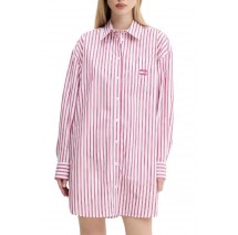TOMMY JEANS OVS MINI SHIRT DRESS EXT ΦΟΡΕΜΑ ΠΟΥΚΑΜΙΣΟ ΓΥΝΑΙΚΕΙΟ PINK