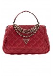 GUESS GIULLY II TOP HANDLE FLAP ΤΣΑΝΤΑ ΓΥΝΑΙΚΕΙΑ BLACK