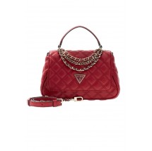 GUESS GIULLY II TOP HANDLE FLAP ΤΣΑΝΤΑ ΓΥΝΑΙΚΕΙΑ DARK RED