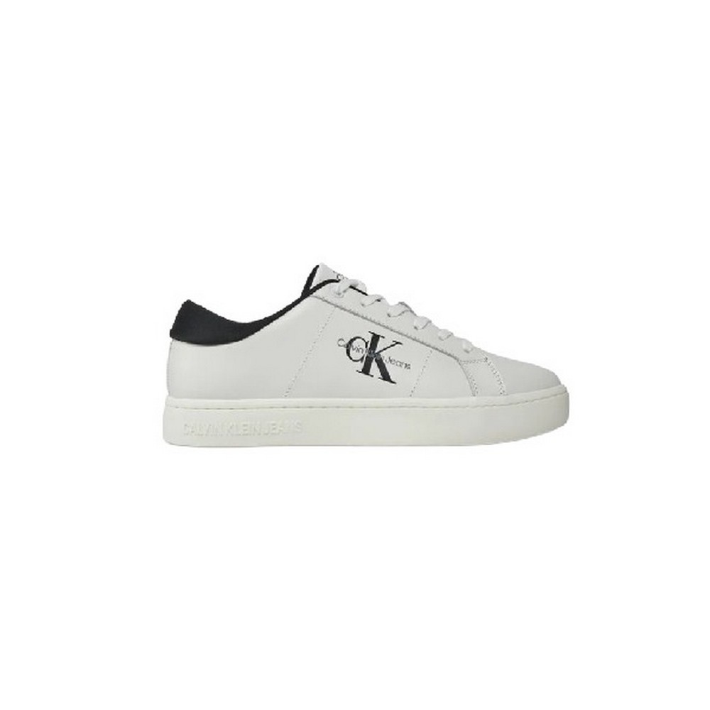 CALVIN KLEIN JEANS CLASSIC CUPSOLE LOW LACEUP LTH ΠΑΠΟΥΤΣΙ ΑΝΔΡΙΚΟ WHITE
