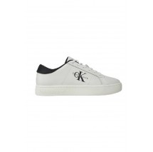 CALVIN KLEIN JEANS CLASSIC CUPSOLE LOW LACEUP LTH ΠΑΠΟΥΤΣΙ ΑΝΔΡΙΚΟ WHITE