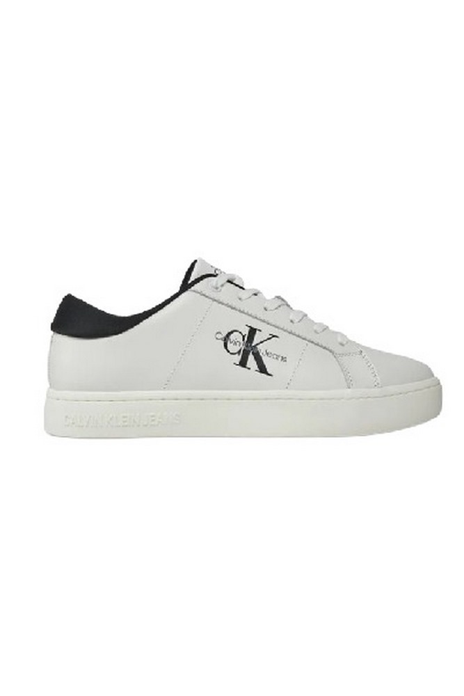 CALVIN KLEIN JEANS CLASSIC CUPSOLE LOW LACEUP LTH ΠΑΠΟΥΤΣΙ ΑΝΔΡΙΚΟ WHITE