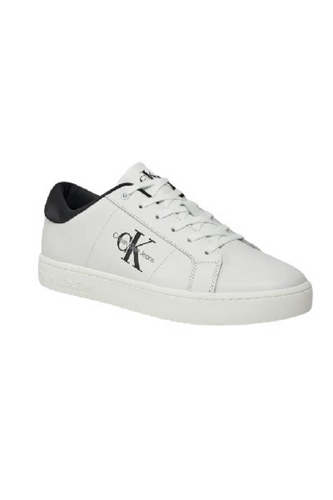 CALVIN KLEIN JEANS CLASSIC CUPSOLE LOW LACEUP LTH ΠΑΠΟΥΤΣΙ ΑΝΔΡΙΚΟ WHITE