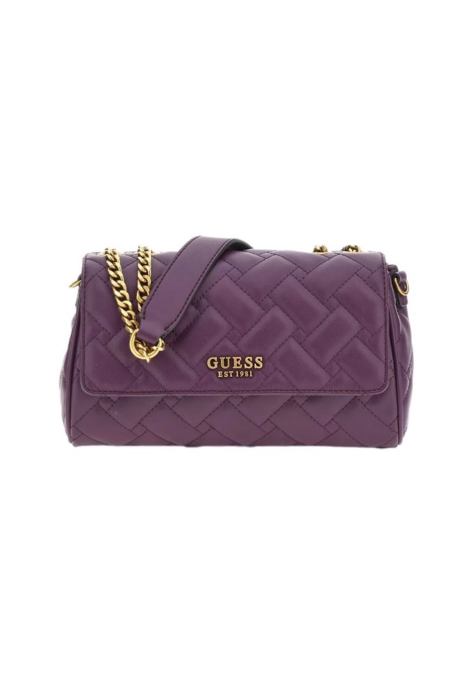 GUESS GRACELYNN FLAP CROSS ΤΣΑΝΤΑ ΓΥΝΑΙΚΕΙΑ PLUM