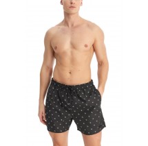 CALVIN KLEIN MEDIUM DRAWSTRING COVERED WAISTB ΜΑΓΙΟ ΑΝΔΡΙΚΟ CK BLACK