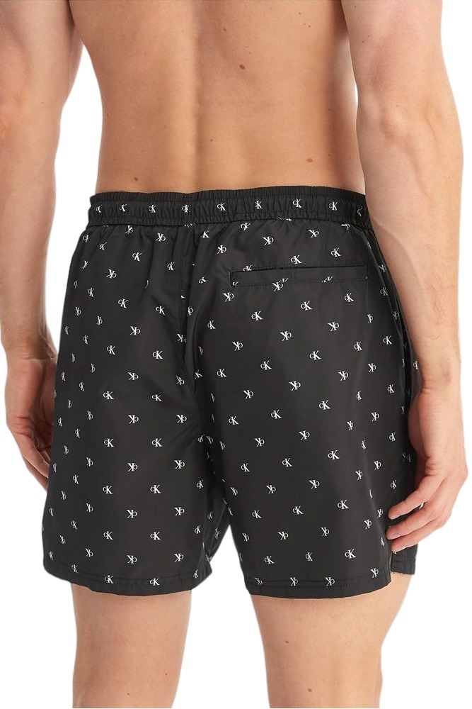 CALVIN KLEIN MEDIUM DRAWSTRING COVERED WAISTB ΜΑΓΙΟ ΑΝΔΡΙΚΟ CK BLACK