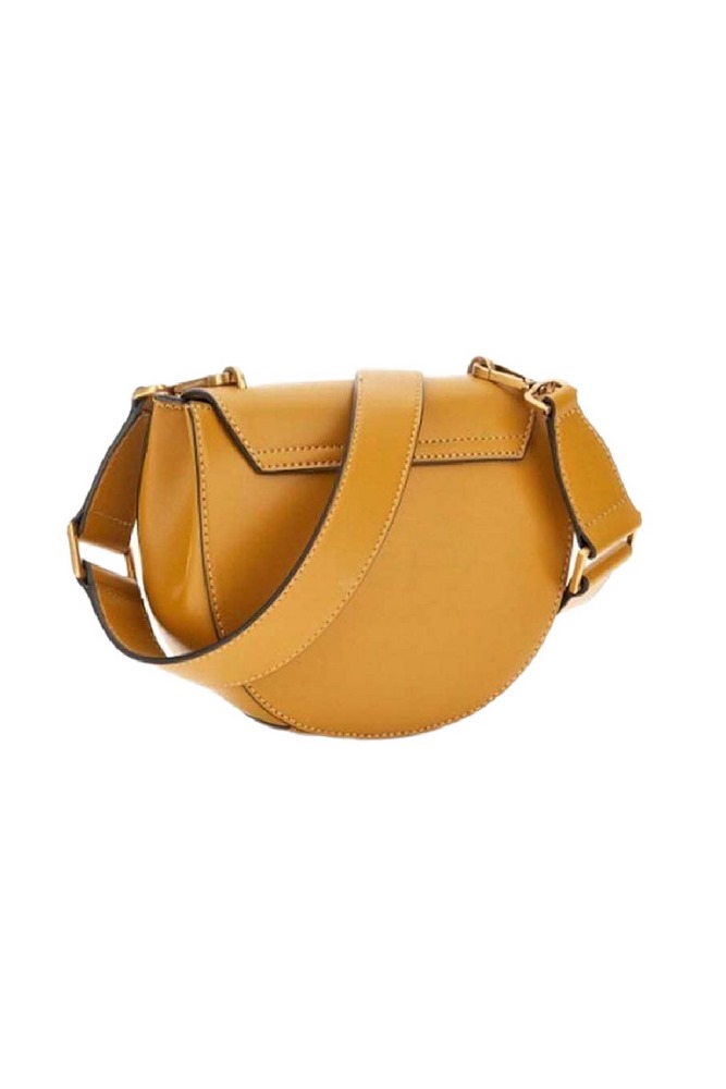 GUESS FLEET MINI SADDLE CR ΤΣΑΝΤΑ ΓΥΝΑΙΚΕΙΑ MUSTARD