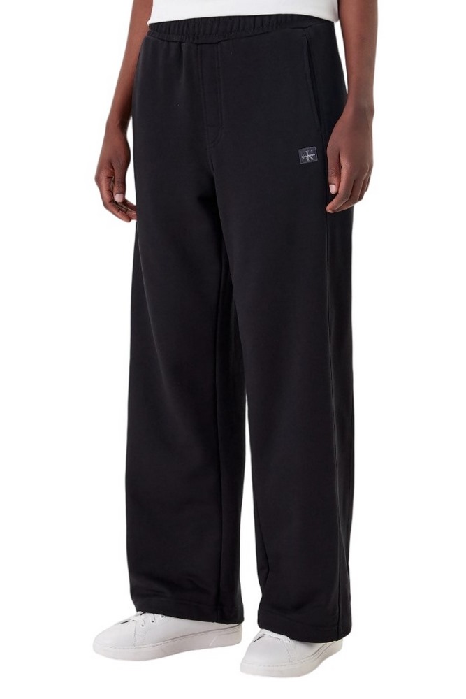 CALVIN KLEIN JEANS FRENCH TERRY BADGE LOGO PANT ΦΟΡΜΑ ΠΑΝΤΕΛΟΝΙ ΓΥΝΑΙΚΕΙΟ BLACK