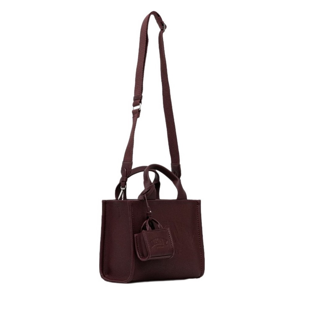 DKNY HADLEE TOTE HANDBAG R53AAC80 ΤΣΑΝΤΑ ΓΥΝΑΙΚΕΙΑ BORDEAUX