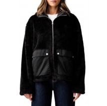 HUGO BOSS FAYLA CASUAL JACKET ΜΠΟΥΦΑΝ ΓΥΝΑΙΚΕΙΟ BLACK