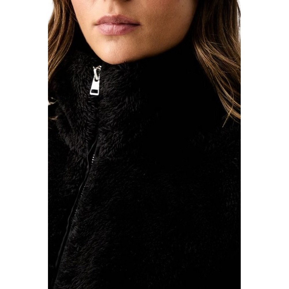 HUGO BOSS FAYLA CASUAL JACKET ΜΠΟΥΦΑΝ ΓΥΝΑΙΚΕΙΟ BLACK