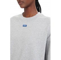 HUGO BOSS DELESSA B JERSEY SWEATSHIRT ΜΠΛΟΥΖΑ ΦΟΥΤΕΡ ΓΥΝΑΙΚΕΙΑ GREY
