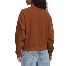 HUGO BOSS DELESSA B JERSEY SWEATSHIRT ΜΠΛΟΥΖΑ ΦΟΥΤΕΡ ΓΥΝΑΙΚΕΙΑ BROWN