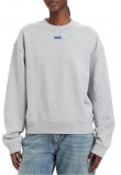 HUGO BOSS DELESSA B JERSEY SWEATSHIRT ΜΠΛΟΥΖΑ ΦΟΥΤΕΡ ΓΥΝΑΙΚΕΙΑ GREY