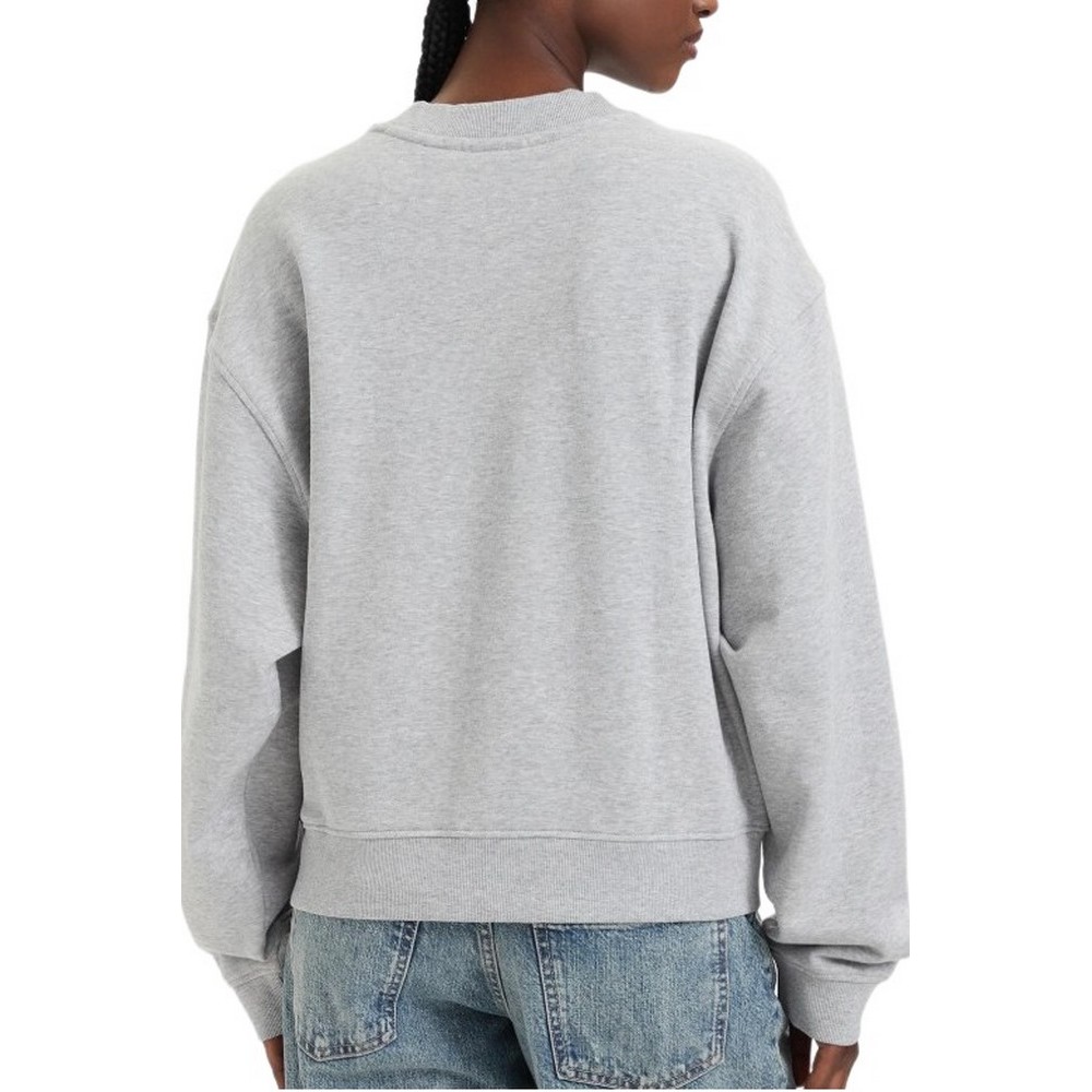 HUGO BOSS DELESSA B JERSEY SWEATSHIRT ΜΠΛΟΥΖΑ ΦΟΥΤΕΡ ΓΥΝΑΙΚΕΙΑ GREY