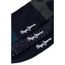 PEPE JEANS LONDON E1 DROP 2 COLORBLCK GEO CR 3P ΚΑΛΤΣΕΣ ΑΝΔΡΙΚΕΣ MULTI