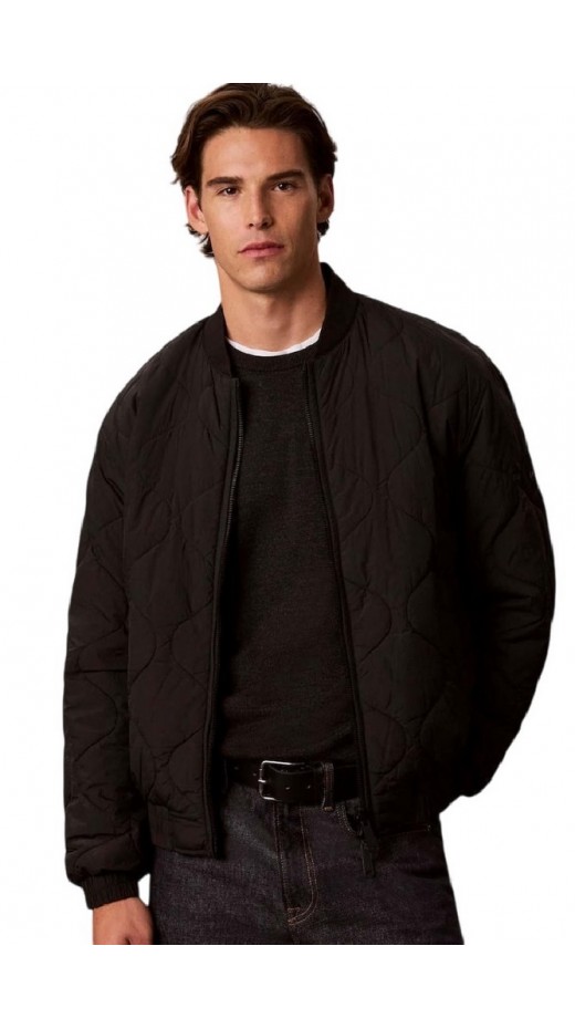 CALVIN KLEIN JEANS RLXD PADDED NYLON REVERSIBLE ΜΠΟΥΦΑΝ ΑΝΔΡΙΚΟ BLACK