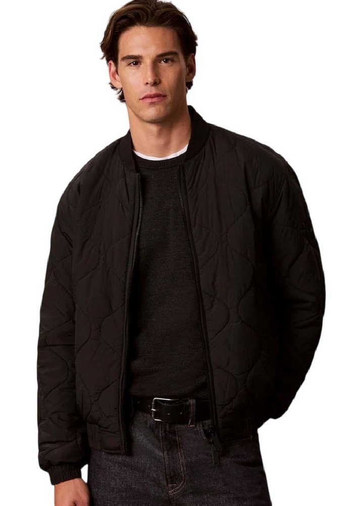 CALVIN KLEIN JEANS RLXD PADDED NYLON REVERSIBLE ΜΠΟΥΦΑΝ ΑΝΔΡΙΚΟ BLACK