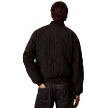 CALVIN KLEIN JEANS RLXD PADDED NYLON REVERSIBLE ΜΠΟΥΦΑΝ ΑΝΔΡΙΚΟ BLACK