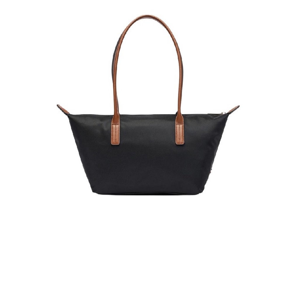 TOMMY HILFIGER POPETTE EAST WEST TOTE ΤΣΑΝΤΑ ΓΥΝΑΙΚΕΙΑ BLACK