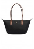 TOMMY HILFIGER POPETTE EAST WEST TOTE ΤΣΑΝΤΑ ΓΥΝΑΙΚΕΙΑ BLACK