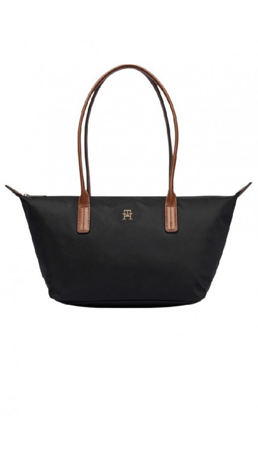 TOMMY HILFIGER POPETTE EAST WEST TOTE ΤΣΑΝΤΑ ΓΥΝΑΙΚΕΙΑ BLACK