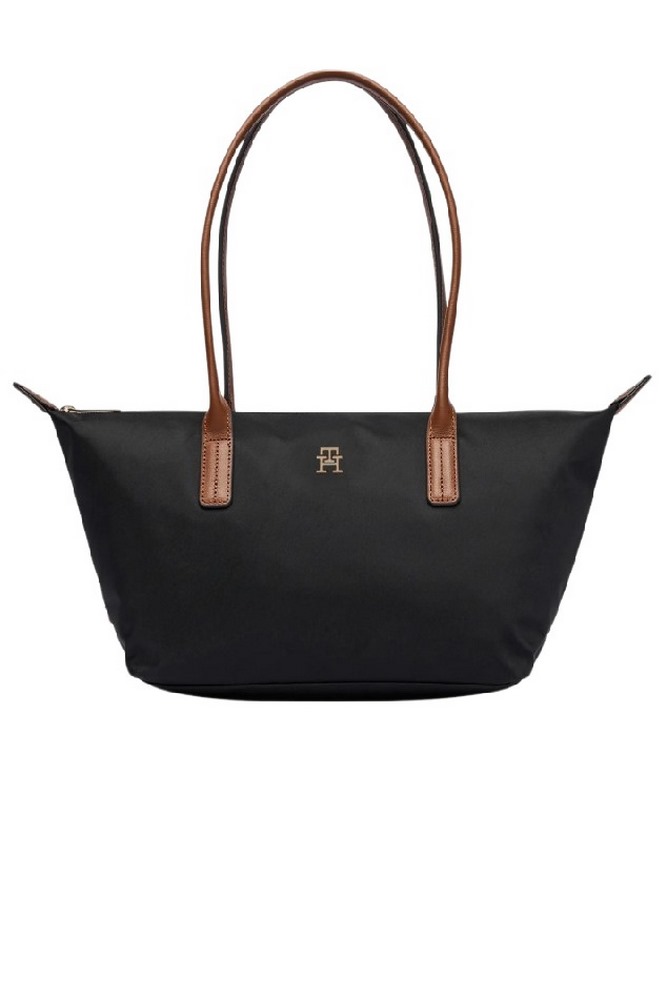 TOMMY HILFIGER POPETTE EAST WEST TOTE ΤΣΑΝΤΑ ΓΥΝΑΙΚΕΙΑ BLACK
