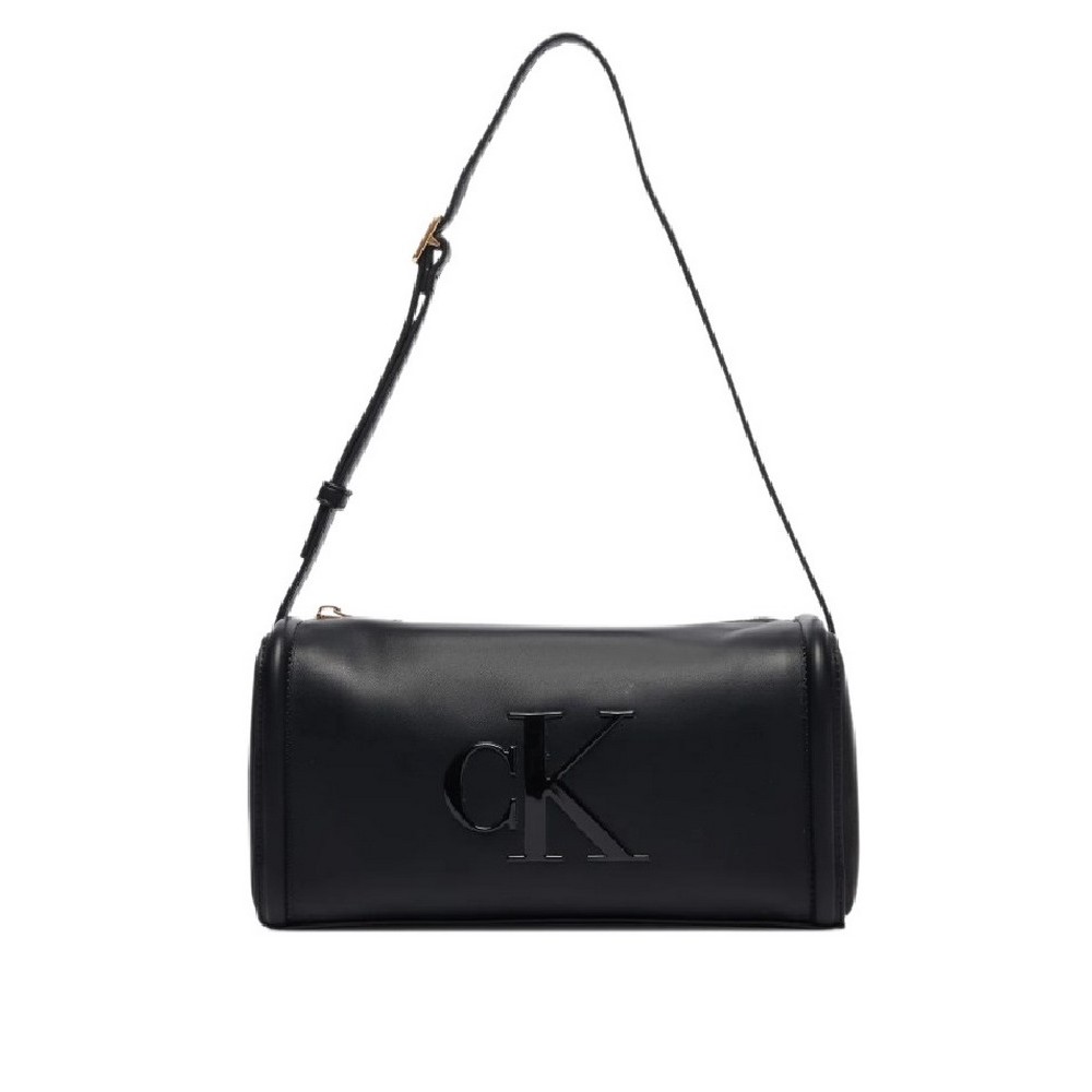 CALVIN KLEIN BOLD CK SLOUCHY SHOULDER BAG ΤΣΑΝΤΑ ΓΥΝΑΙΚΕΙΑ BLACK