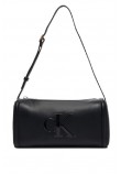 CALVIN KLEIN BOLD CK SLOUCHY SHOULDER BAG ΤΣΑΝΤΑ ΓΥΝΑΙΚΕΙΑ BLACK