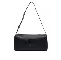 CALVIN KLEIN BOLD CK SLOUCHY SHOULDER BAG ΤΣΑΝΤΑ ΓΥΝΑΙΚΕΙΑ BLACK