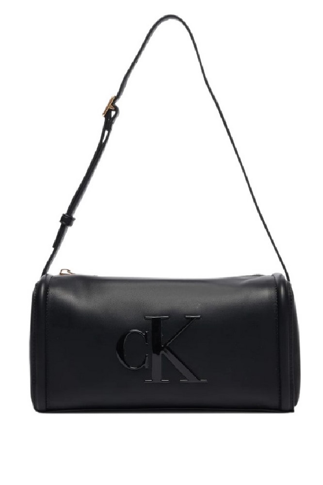 CALVIN KLEIN BOLD CK SLOUCHY SHOULDER BAG ΤΣΑΝΤΑ ΓΥΝΑΙΚΕΙΑ BLACK