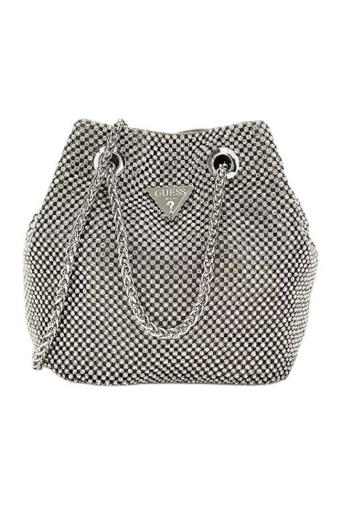 GUESS ZALINA POUCH ΤΣΑΝΤΑ ΓΥΝΑΙΚΕΙΑ SILVER