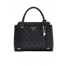 GUESS ECO ERICA 2 COMP SATCHEL ΤΣΑΝΤΑ ΓΥΝΑΙΚΕΙΑ GREY