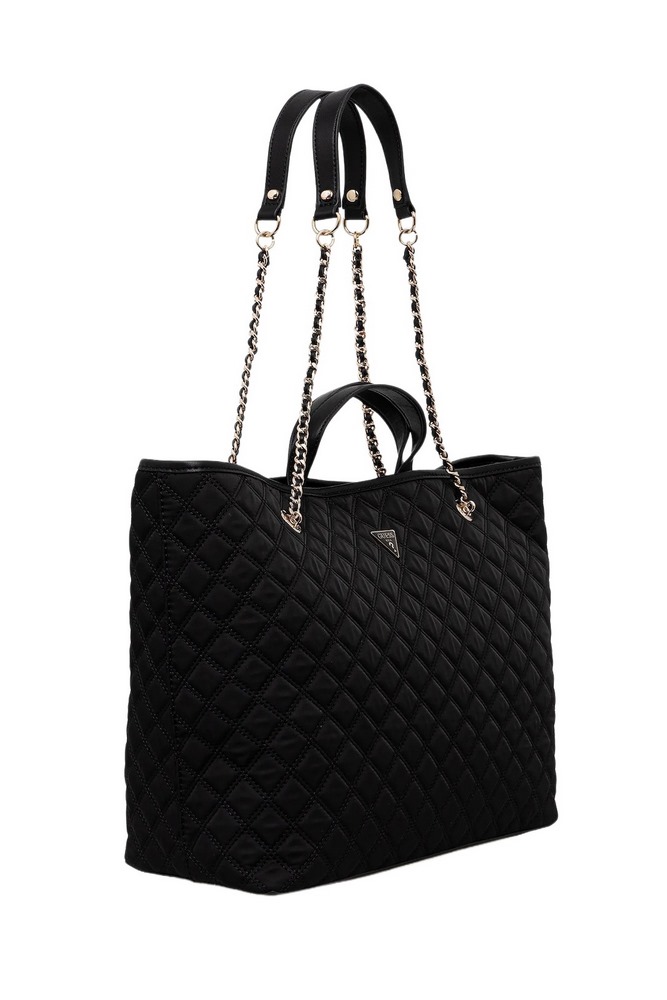 GUESS GIULLY II LARGE 2 IN 1 TOTE ΤΣΑΝΤΑ ΓΥΝΑΙΚΕΙΑ BLACK
