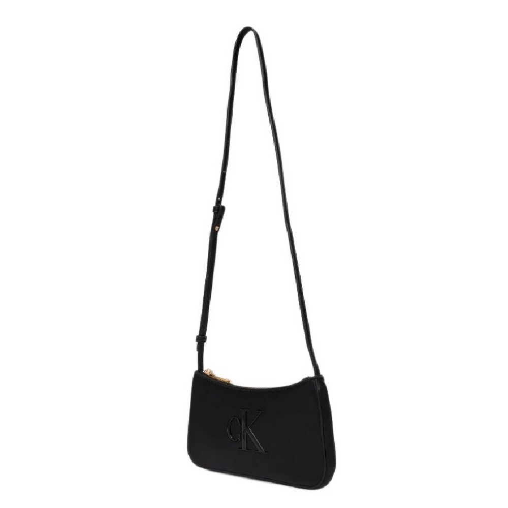 CALVIN KLEIN BOLD CK MINI BAG ΤΣΑΝΤΑ ΓΥΝΑΙΚΕΙΑ BLACK