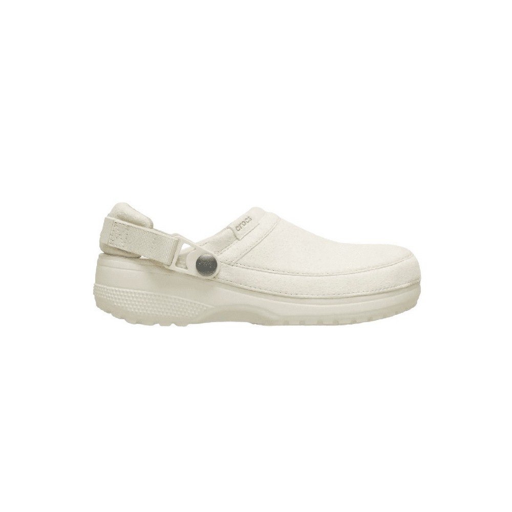 CROCS CLASSIC CRAFTED VEGAN SUEDE CLOG ΠΕΔΙΛΟ UNISEX ECRU