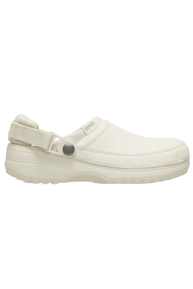 CROCS CLASSIC CRAFTED VEGAN SUEDE CLOG ΠΕΔΙΛΟ UNISEX ECRU