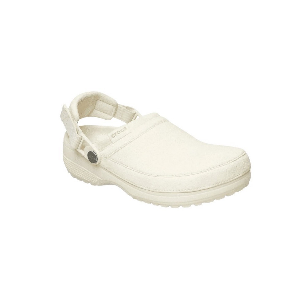 CROCS CLASSIC CRAFTED VEGAN SUEDE CLOG ΠΕΔΙΛΟ UNISEX ECRU