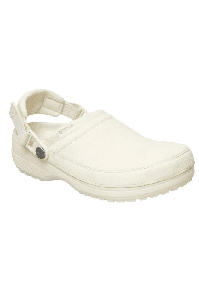 CROCS CLASSIC CRAFTED VEGAN SUEDE CLOG ΠΕΔΙΛΟ UNISEX ECRU