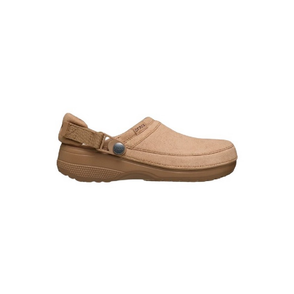CROCS CLASSIC CRAFTED VEGAN SUEDE CLOG ΠΕΔΙΛΟ UNISEX LATTE