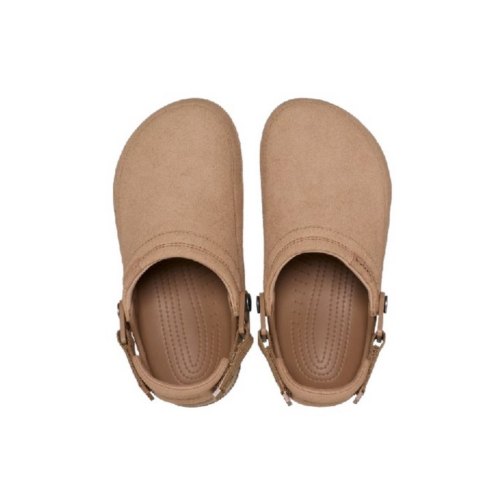 CROCS CLASSIC CRAFTED VEGAN SUEDE CLOG ΠΕΔΙΛΟ UNISEX LATTE