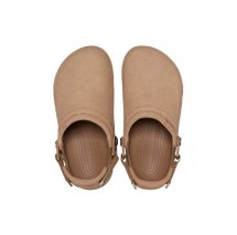 CROCS CLASSIC CRAFTED VEGAN SUEDE CLOG ΠΕΔΙΛΟ UNISEX LATTE