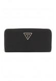 GUESS LAUREL SLG LARGE ZIP AROUND ΠΟΡΤΟΦΟΛΙ ΓΥΝΑΙΚΕΙΟ BLACK