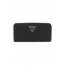 GUESS LAUREL SLG LARGE ZIP AROUND ΠΟΡΤΟΦΟΛΙ ΓΥΝΑΙΚΕΙΟ BLACK