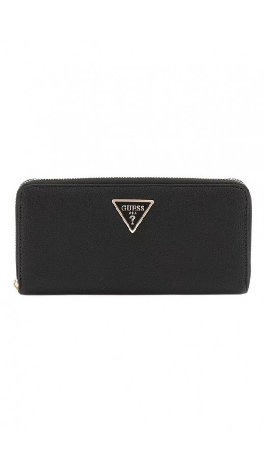 GUESS LAUREL SLG LARGE ZIP AROUND ΠΟΡΤΟΦΟΛΙ ΓΥΝΑΙΚΕΙΟ BLACK