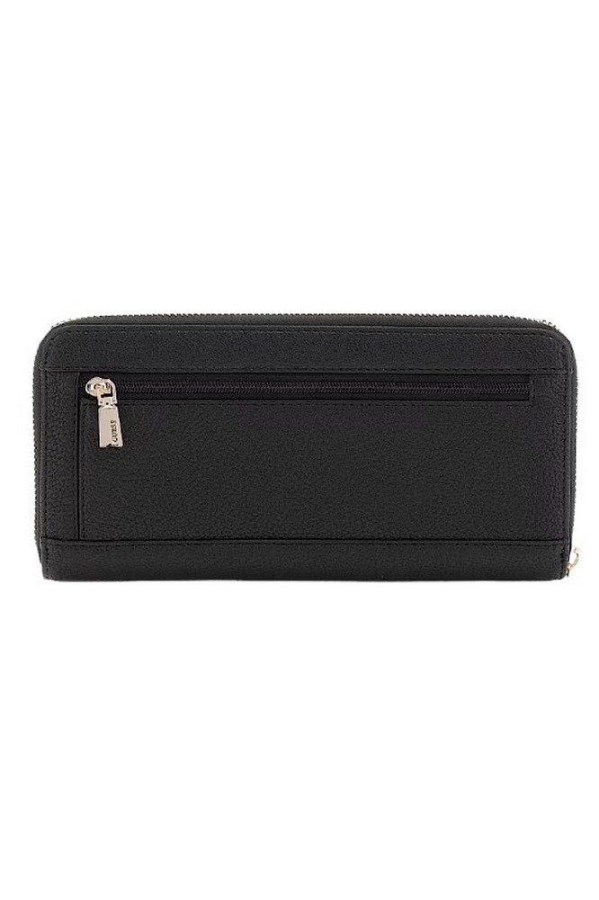 GUESS LAUREL SLG LARGE ZIP AROUND ΠΟΡΤΟΦΟΛΙ ΓΥΝΑΙΚΕΙΟ BLACK