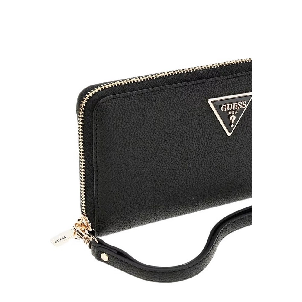 GUESS LAUREL SLG LARGE ZIP AROUND ΠΟΡΤΟΦΟΛΙ ΓΥΝΑΙΚΕΙΟ BLACK